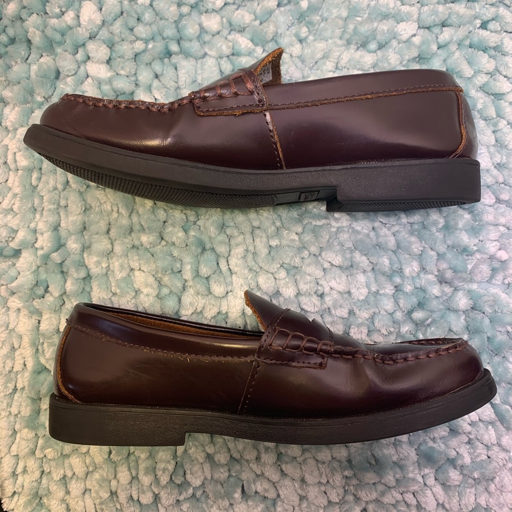 Sperry  Top Sider Colton Burgundy Penny Loafer Private School Uniform Preppy - Picture 2 of 15
